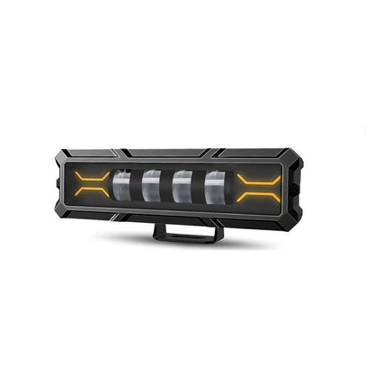 Едноредов SLIM LED бар 15.5см, комбиниран с бяла + жълта светлина, 12/24V