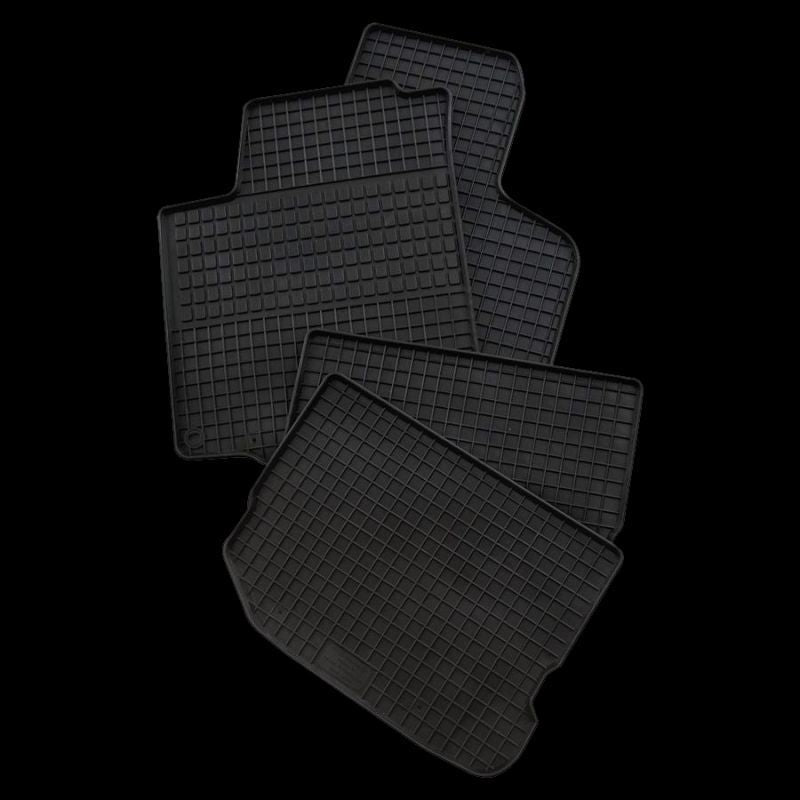 Гумени стелки за VW Touran (2003+) - за втория ред седалки 2бр.