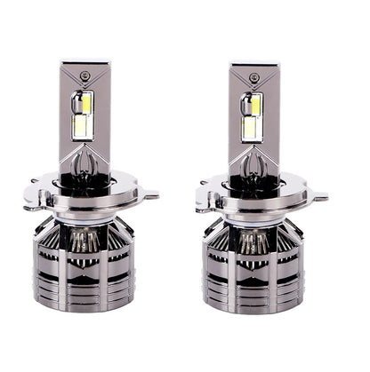 Комплект от 2 броя LED диодни крушки H4 Х4 12V 150W 15000lm за фарове Canbus без грешки 6000К къси/дълги