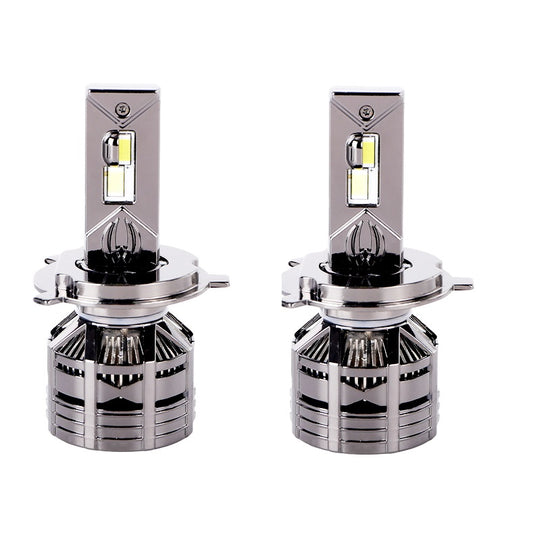 Комплект от 2 броя LED диодни крушки H4 Х4 12V 150W 15000lm за фарове Canbus без грешки 6000К къси/дълги