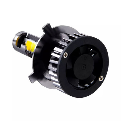 Комплект 2бр F2 Мини LED крушки H11 80W +300% светлина, CANBUS модул