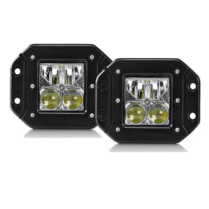 Комплект 2бр LED халогени 5" 20W за вграждане в броня