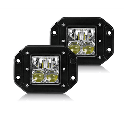 Комплект 2бр LED халогени 5" 20W за вграждане в броня