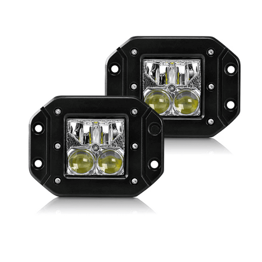 Комплект 2бр LED халогени 5" 20W за вграждане в броня