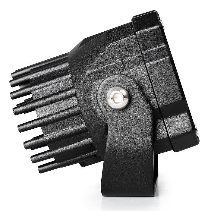 Комплект 2бр Мощни жълти LED прожектори 3" 60W, 4500lm, 12/24V, Жълта светлина, Светлинен Лъч до 320м