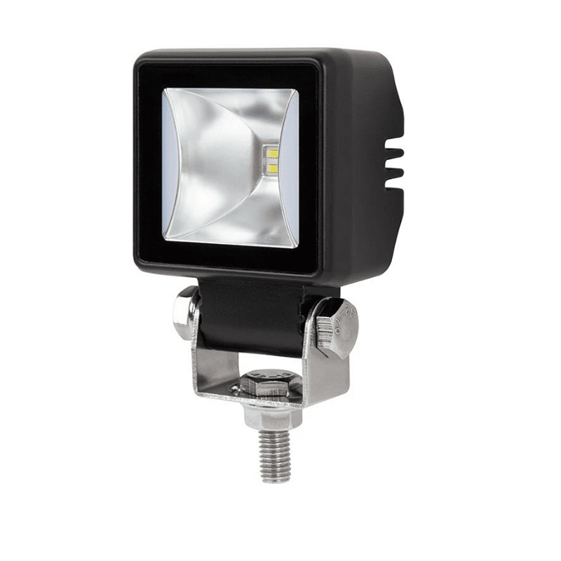 Комплект 4бр LED халогени / работни светлини, основна и дневна (DRL) светлина 12V-24V + подарък инсталация