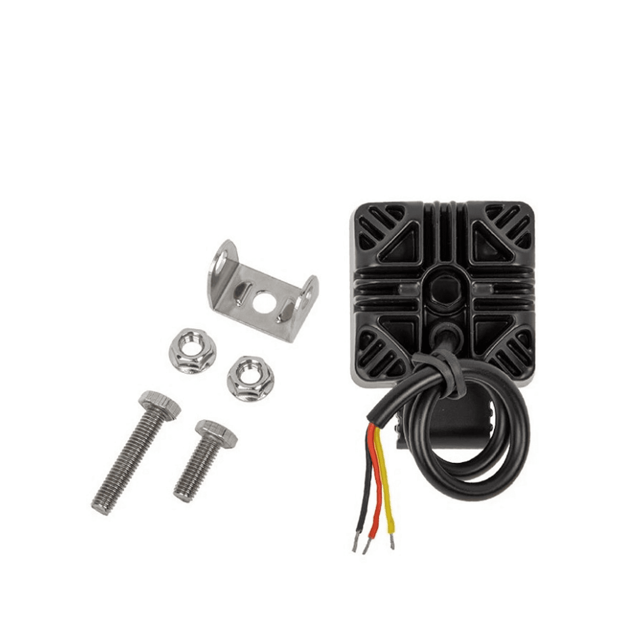 Комплект 6бр LED халогени / работни светлини, основна и дневна (DRL) светлина 12V-24V + подарък инсталация