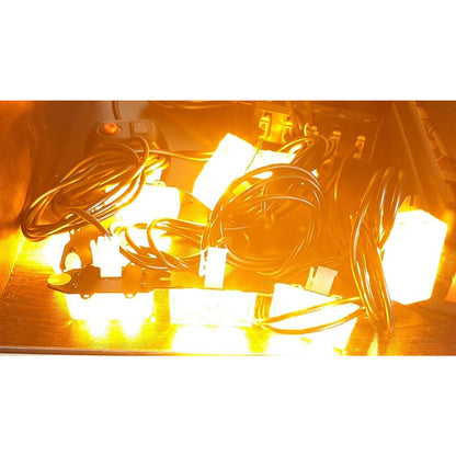 Комплект 8бр LED аварийни светлини с контролер 12V