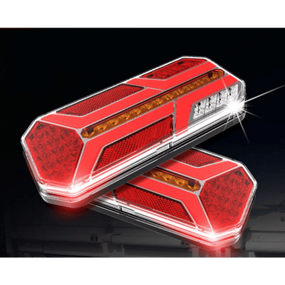 Комплект LED Диодни Стопове, Динамичен Мигач, 7 Функции, 12/24V