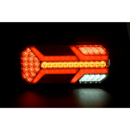Комплект LED Диодни Стопове, Динамичен Мигач, 7 Функции, 12/24V