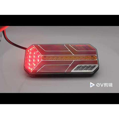 Комплект LED Диодни Стопове, Динамичен Мигач, 7 Функции, 12/24V