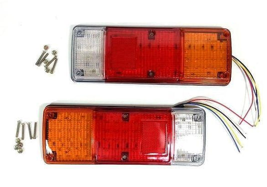 Комплект LED стопове мигач задна светлина 12v за камион бус ТИР, ремарке