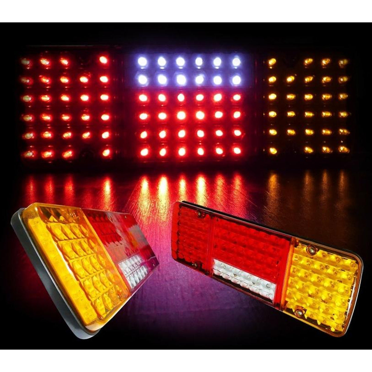 Комплект LED стопове със мигач и задна светлина, 12V