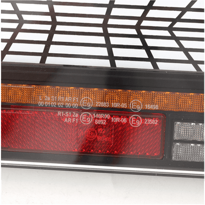 Комплект мултифункционални LED стопове с бягащ мигач, Неон ефект 12V/24V 235mm X 110mm X 30mm E9