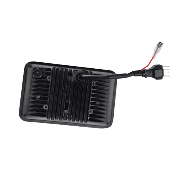 1бр Правоъгълен LED фар 4x6" 70W H4 букса, 3 светлини