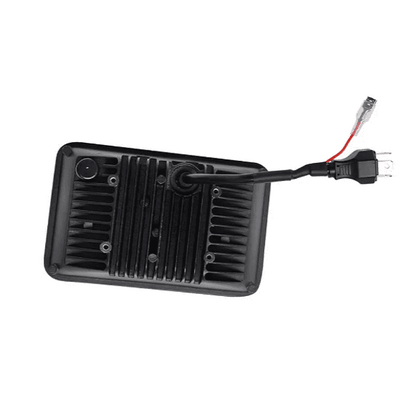 1бр Правоъгълен LED фар 4x6" 70W H4 букса, 3 светлини