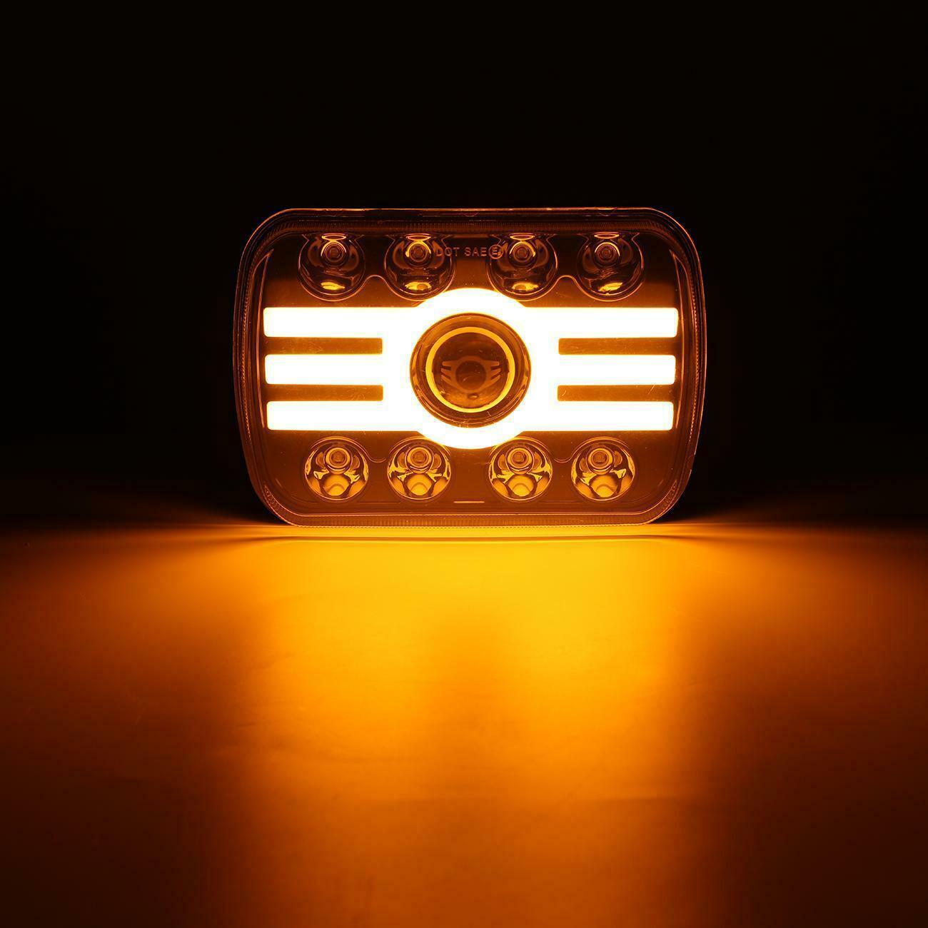 Комплект Правоъгълни LED фарове 5x7" 120W H4 букса, 4 светлини