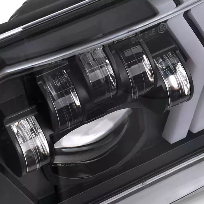 Комплект Правоъгълни LED фарове 5x7" 95W H4 букса, 4 светлини