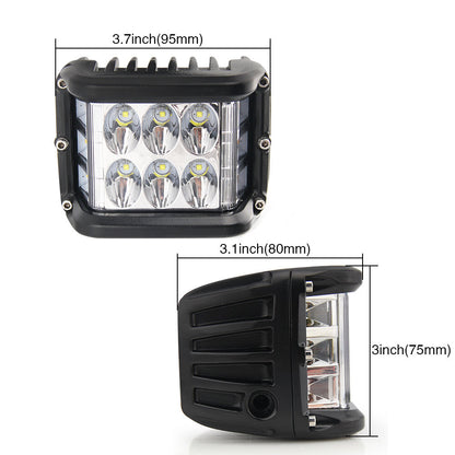Комплект универсални LED халогени 3" 72W две светлини