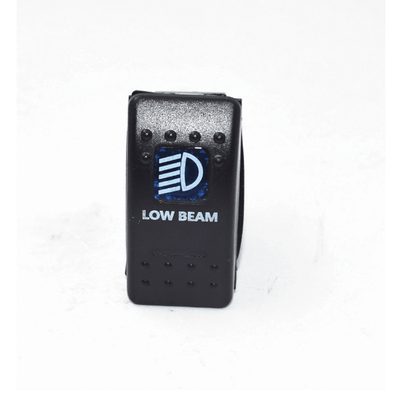 Копче/бутон с надпис LOW BEAM за вграждане 12V - 24V