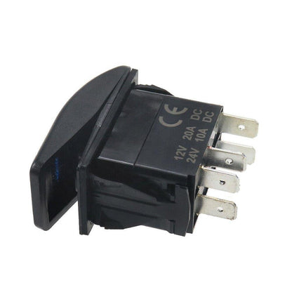 Копче/бутон с надпис TRAY LIGHTS за вграждане 12V - 24V