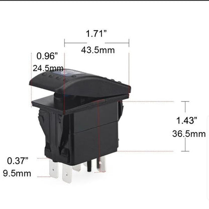 Копче/бутон с надпис LED LIGHT BAR за вграждане 12V - 24V