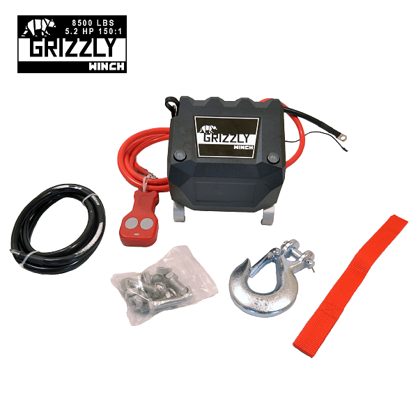 Лебедка Grizzly Winch 8500lbs (3855kg) стоманено въже