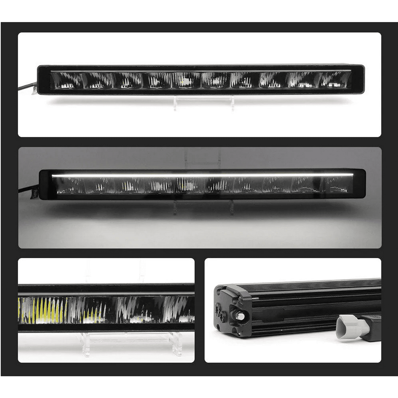 LED BAR 42" (106см) ZH 390W 12V/24V 6500K основна светлина + дневна 6500K/3000K