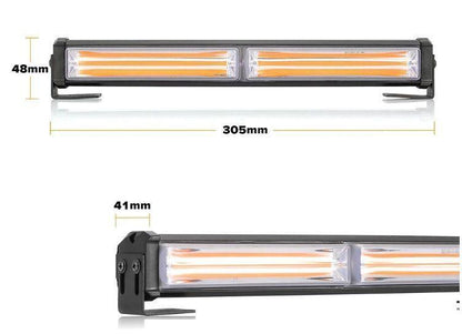 LED сигнална / аварийна лампа 30см 12V/24V - няколко режима на работа