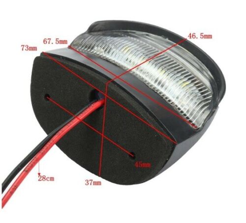 12V LED Диодно осветление за заден регистрационен номер за Автомобили Камиони Бусове Ремаркета Каравани и Др.