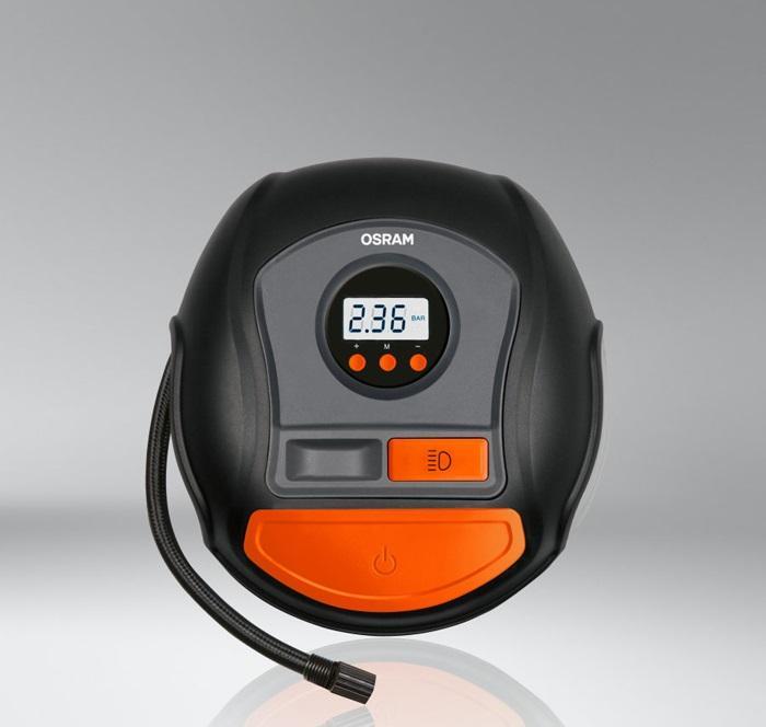 Дигитален мобилен компресор за гуми OSRAM 450 12V, 10A, 5.5bar