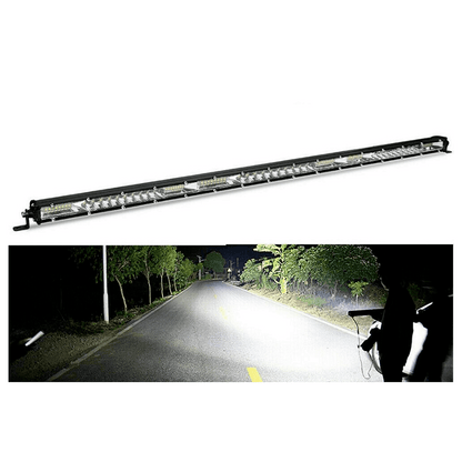 Мощен Едноредов Слим Led Бар 23" (58см) 180W 9000lm Комбо светлина, Ултра Тънък, 12/24V