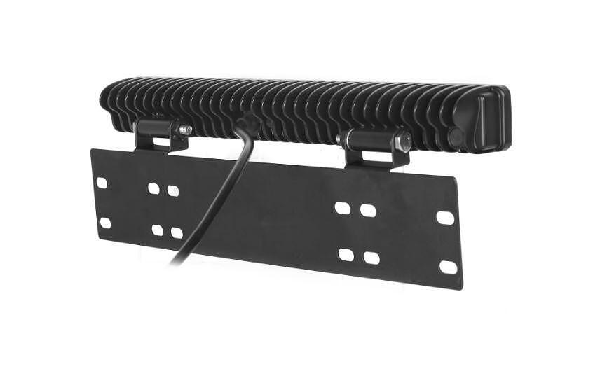 15" (38см) LED BAR 55W 4800lm 6000K 12V/24V две функции - ДНЕВНИ и ДЪЛГИ светлини със стойка за номер
