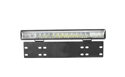 15" (38см) LED BAR 55W 4800lm 6000K 12V/24V две функции - ДНЕВНИ и ДЪЛГИ светлини със стойка за номер
