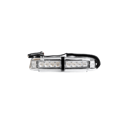 Оранжева аварийна лампа с магнит 31см 24W 12/24V led аварийна сигнална блиц лампа маяк за пътна помощ /бяло стъкло/