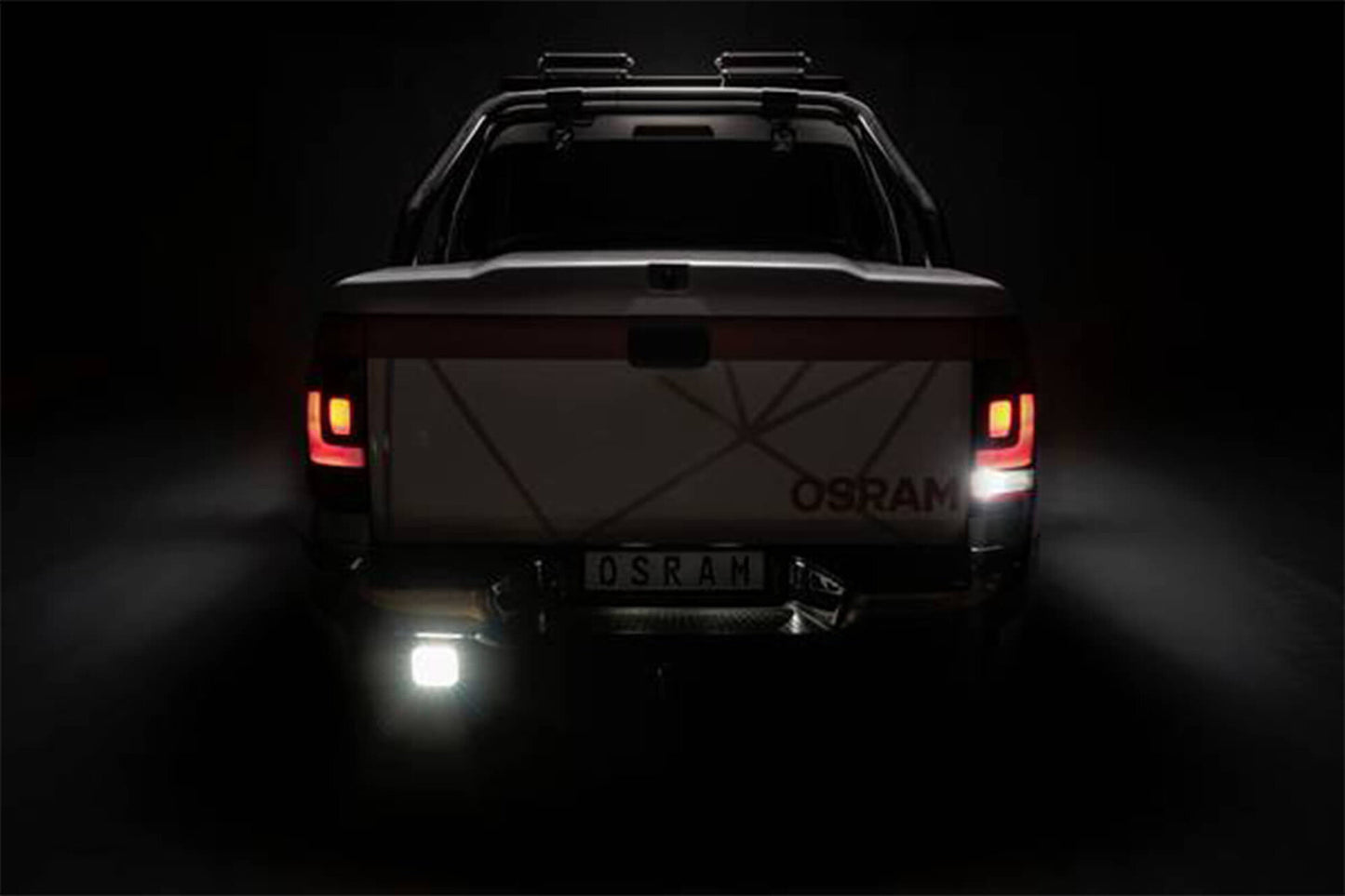 OSRAM ON-ROAD REVERSING VX120S-WD Квадратен LED халоген 113x56x126.6mm 2700K, 1100LM, 15W, 12/24V, IP69K, E-mark E9