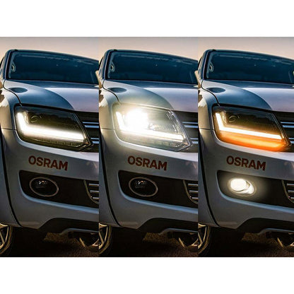 OSRAM LED фарове за Volkswagen Amarok сled 2010 година, черна основа