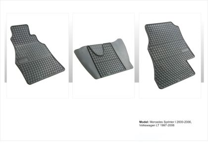 Гумени стелки за MERCEDES Sprinter (1996-2006) / VW LT (2000-2006)