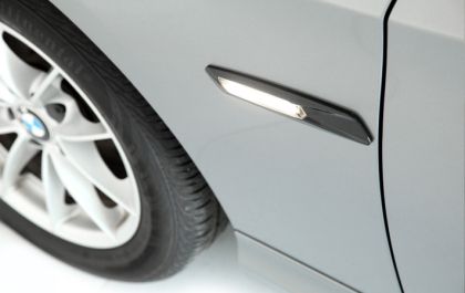 Диодни мигачи за BMW E46 / E60 / E90 / E87 / X3 / F10 - Дизайн черни