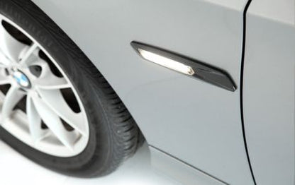 Диодни мигачи за BMW E46 / E60 / E90 / E87 / X3 / F10 - Дизайн черни