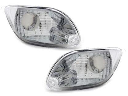 Кристални мигачи за предна броня за FORD FOCUS (1997-2004) - хром