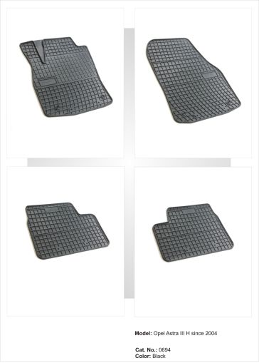 Гумени стелки за OPEL Astra H (2004-2009)