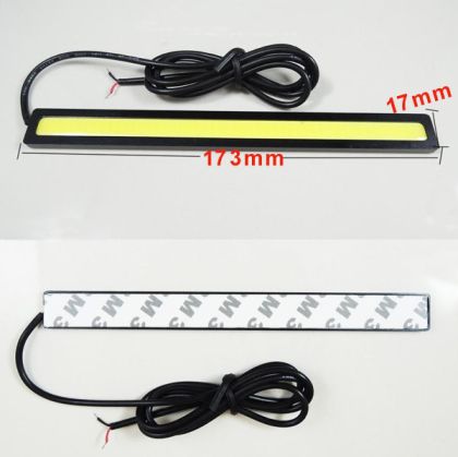 Универсални диодни светлини COB 17CM 10W - черни