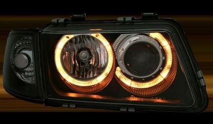 Кристални фарове Angel Eyes AUDI A3 (96-00) - хром