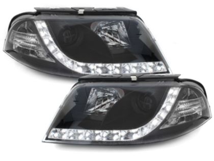 Кристални фарове DAYLINE VW PASSAT B5.5 (01-05) - черни