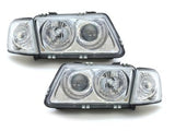 Кристални фарове Angel Eyes AUDI A3 (96-00) - хром