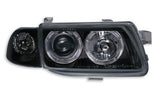 Кристални фарове Angel Eyes OPEL ASTRA F (1991-1999) - черни