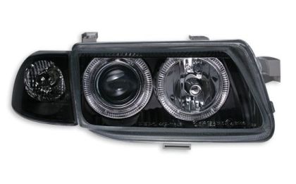 Кристални фарове Angel Eyes OPEL ASTRA F (1991-1999) - черни