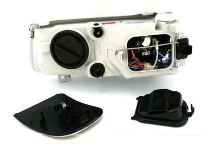 Кристални фарове Angel Eyes VW PASSAT B4 (1993-1996) - черни