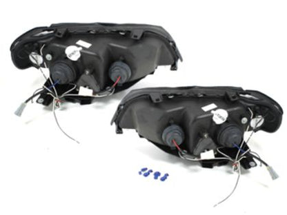 Кристални фарове  Angel Eyes BMW X5  (99-03) - черни